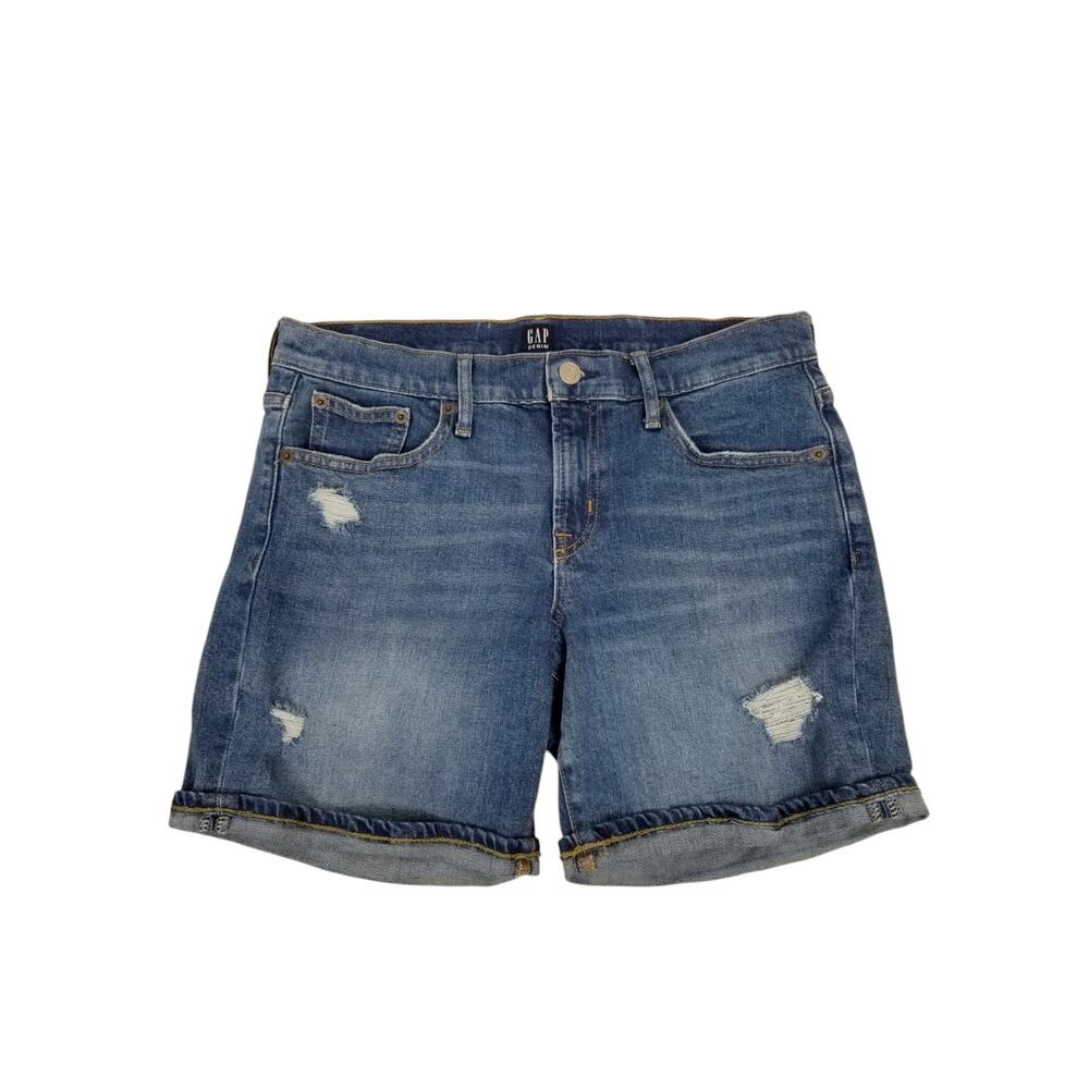 Gap Women's Casual Cuffed Denim Jean Shorts Size 28 / 6